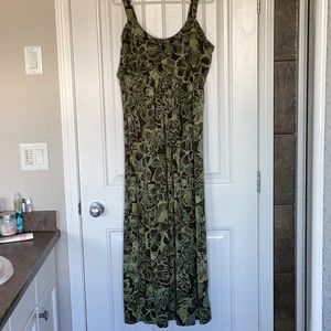 Green long sundress